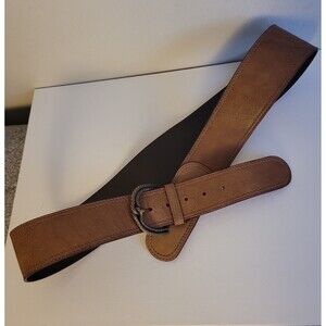 Chico's Brown Leather Boho Belt Sz L